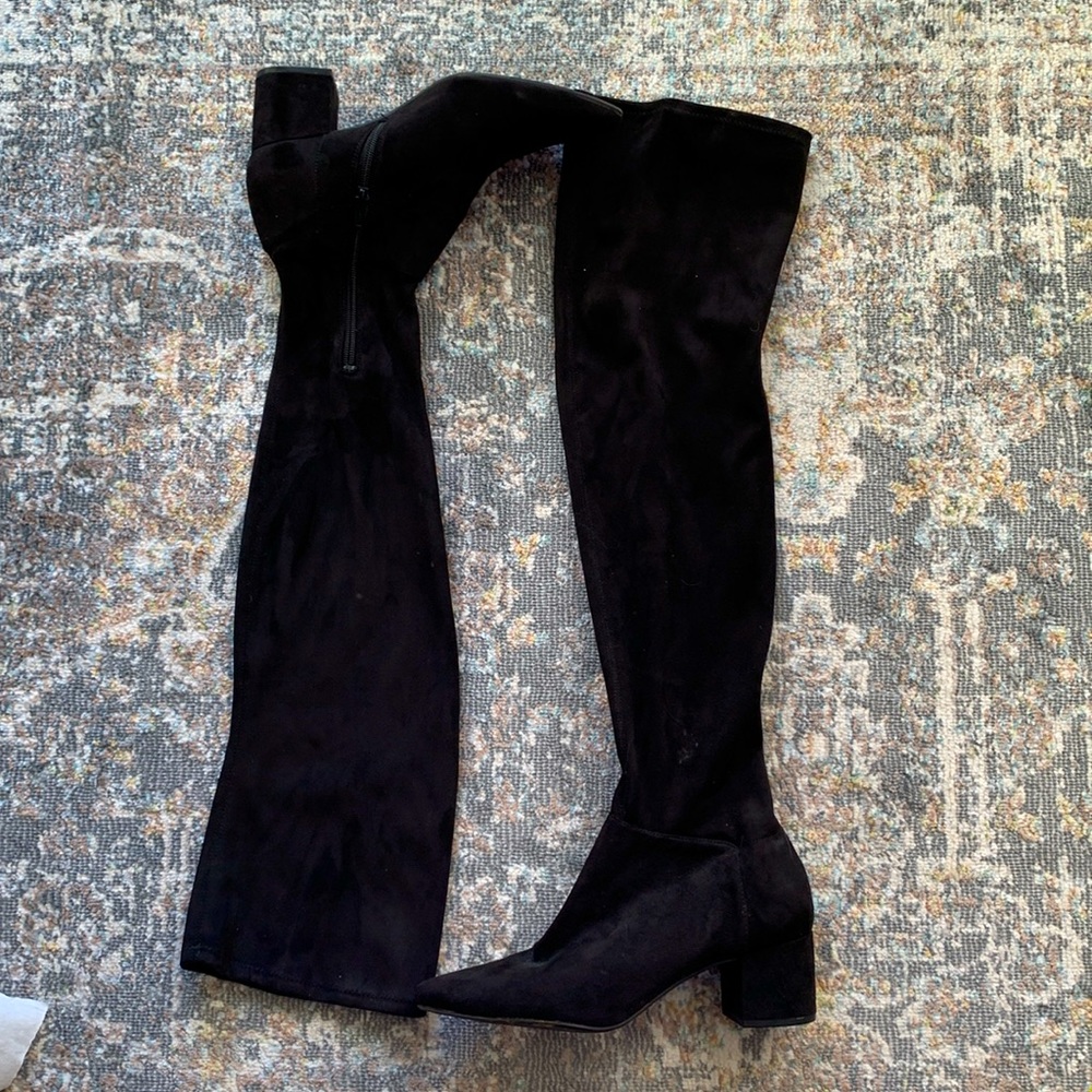 Elegant Black Over the Knee Boots